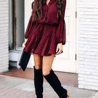 Karina Plaid  Dress