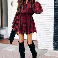 Karina Plaid  Dress