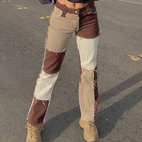 Rocksa Colorblock Jeans