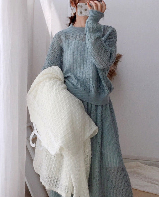 Lulu Knitted Two-Piece Suit
