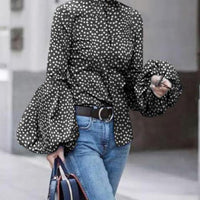 Enny Retro Print Blusas