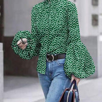 Enny Retro Print Blusas