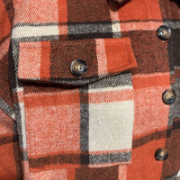 Molly Long Plaid Shirt&Woolen Coat