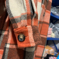 Molly Long Plaid Shirt&Woolen Coat