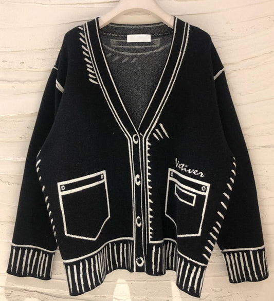 Daria Loose Cardigan&Plus Size