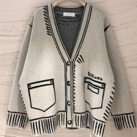 Daria Loose Cardigan&Plus Size