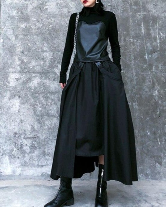 Jude Split Joint Irregular Skirt