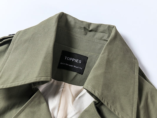 Taiss Long Trench Coat&Windbreaker