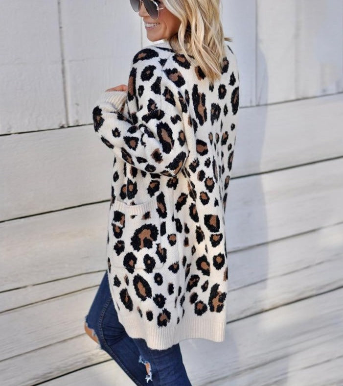 Judy Long Leopard Cardigan