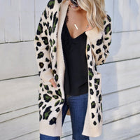 Judy Long Leopard Cardigan