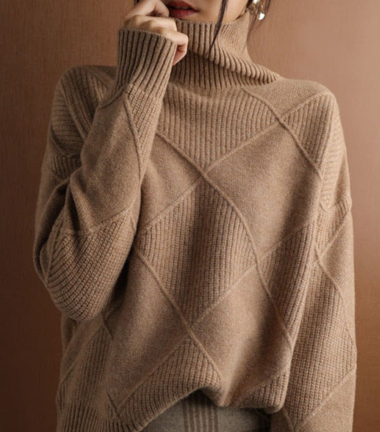 Cashmere Wool Sweater &Large size