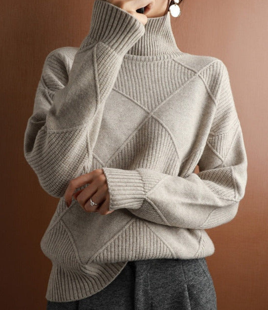 Cashmere Wool Sweater &Large size