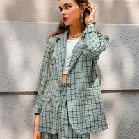 Charlotte plaid Streetwear Suit