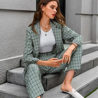 Charlotte plaid Streetwear Suit