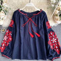 MARIA EMBROIDERED SHIRT
