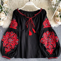 MARIA EMBROIDERED SHIRT