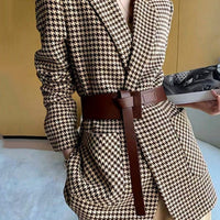 WILD CHECK BLAZER