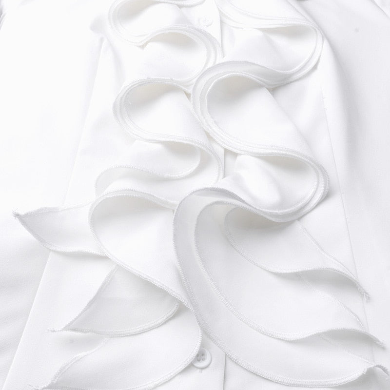 Zoya Office Blouse Ruffles