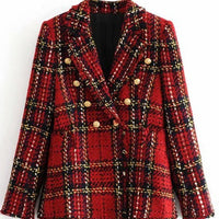 LUCIA CHIC CHECK BLAZER