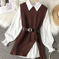 VERONICA SHIRT & VEST SET