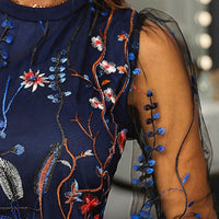 Renne Embroidered Floral Blouse