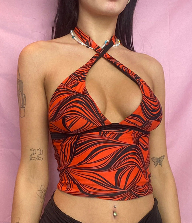 Samanta Halter Top  Ruched