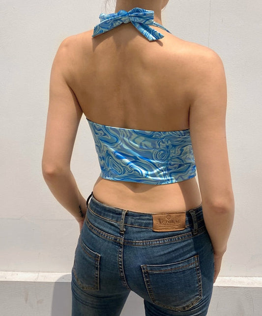 Samanta Halter Top  Ruched