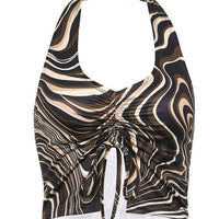 Samanta Halter Top  Ruched