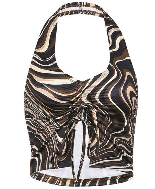 Samanta Halter Top  Ruched