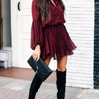 Karina Plaid  Dress