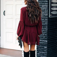 Karina Plaid  Dress