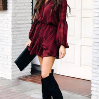 Karina Plaid  Dress