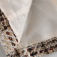 MARTA CHECK BLAZER & SKORT