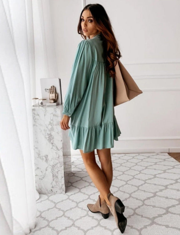 Vivien Ruffled  Dress