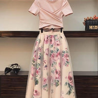 MONICA T-SHIRT & SKIRT SET