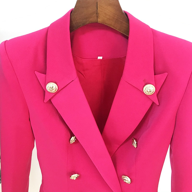 Era Designer Collar Buttons Blazer