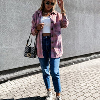 Lydia Long Plaid Shirt