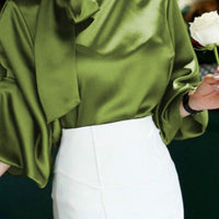 DONNA SATIN BLOUSE