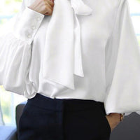 DONNA SATIN BLOUSE