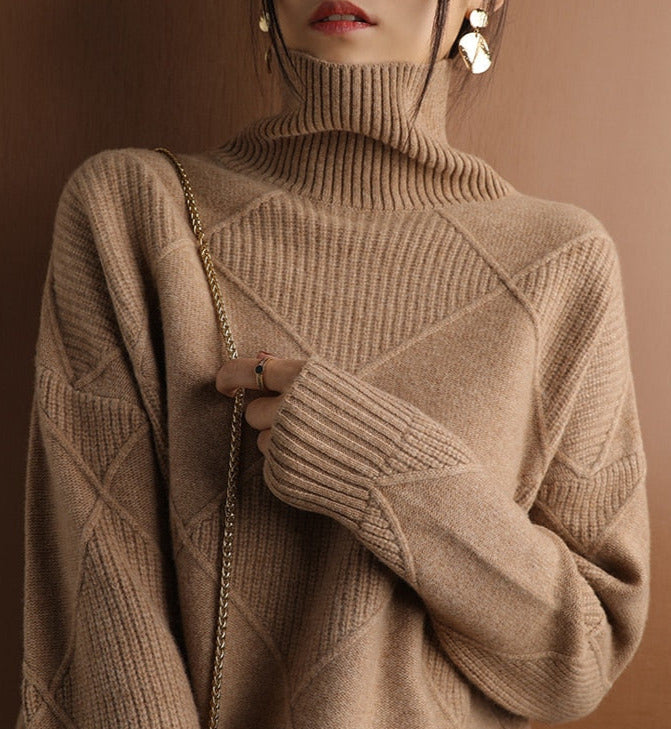 Cashmere Wool Sweater &Large size