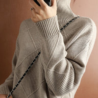 Cashmere Wool Sweater &Large size