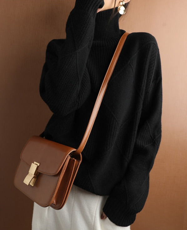 Cashmere Wool Sweater &Large size