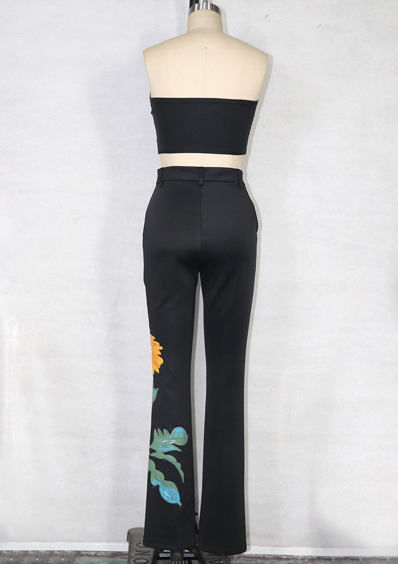 Emily Print Flower Suit