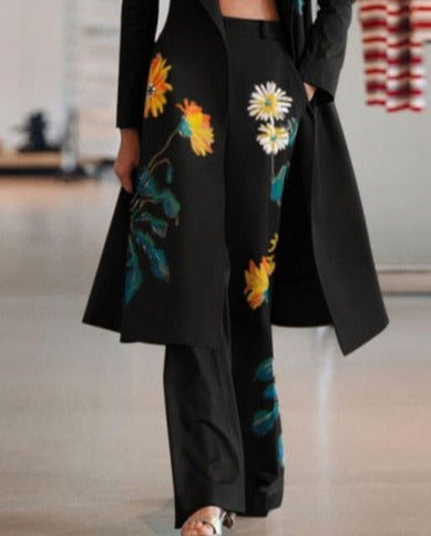 Emily Print Flower Suit