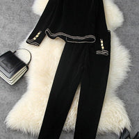 RINEY VELVET BLAZER & PANTALONE