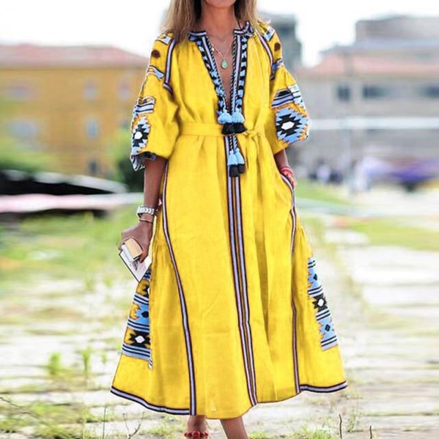 ELVIRA BOHEMIAN DRESS