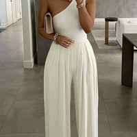 Barbara  Asymmetric Jumpsuit