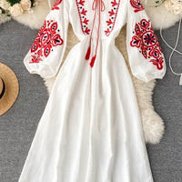 MARIA EMBROIDERED DRESS