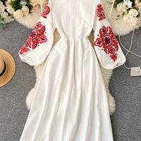 MARIA EMBROIDERED DRESS
