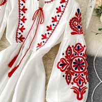 MARIA EMBROIDERED DRESS